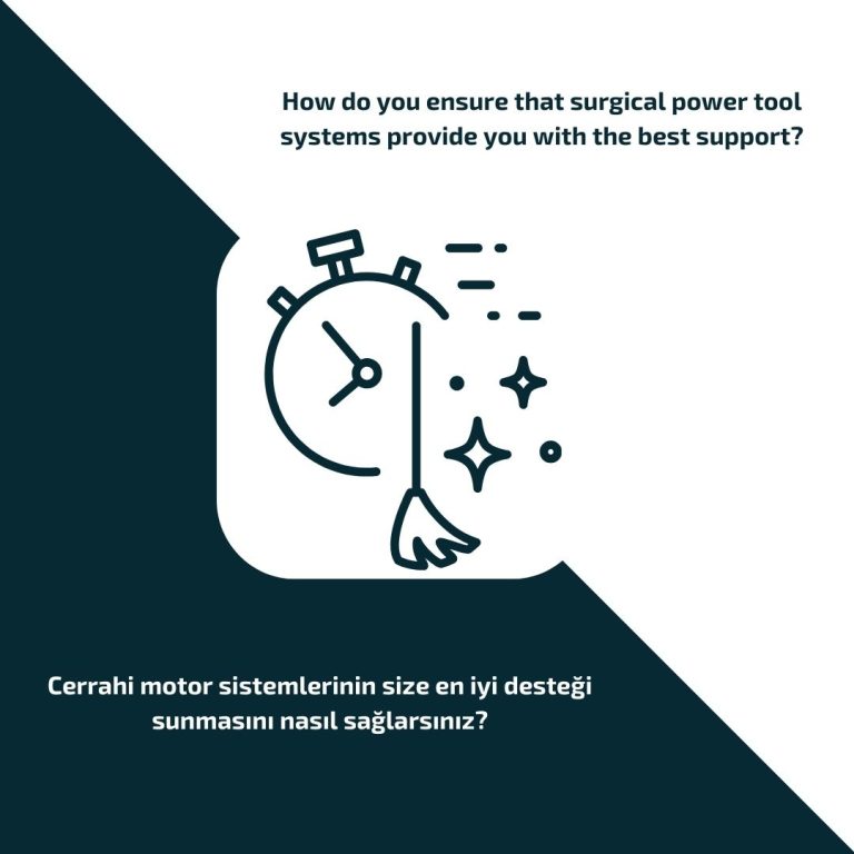 How do you ensure that surgical power tool systems provide you with the best support?