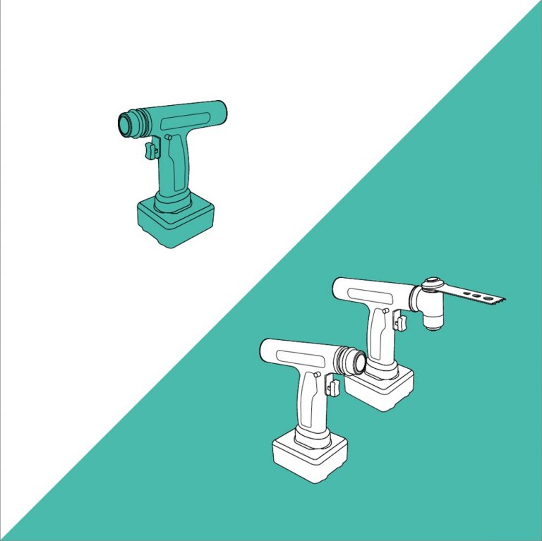 Is it advantageous to collect all functions in one handpiece in surgical power tool systems?